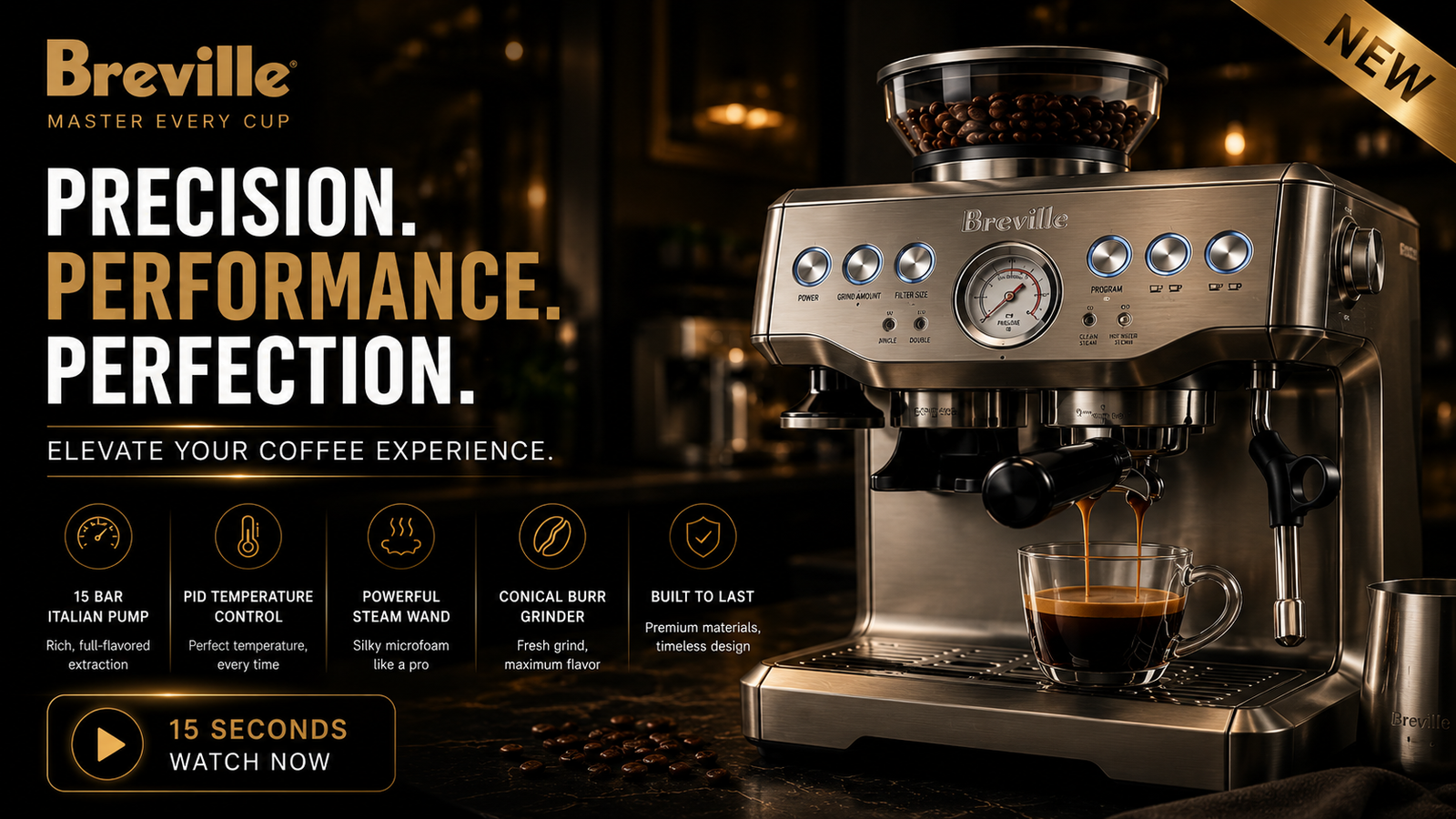 BARISTO Precision Espresso Machine