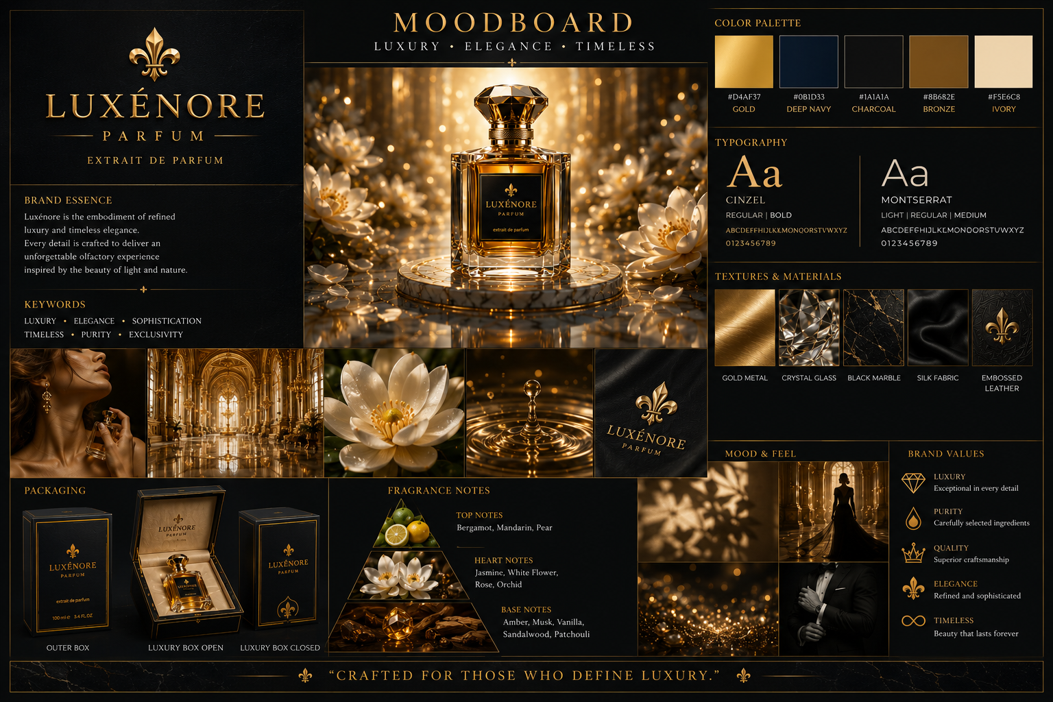 Luxénore Parfum – Crafted for Luxury — brand identity