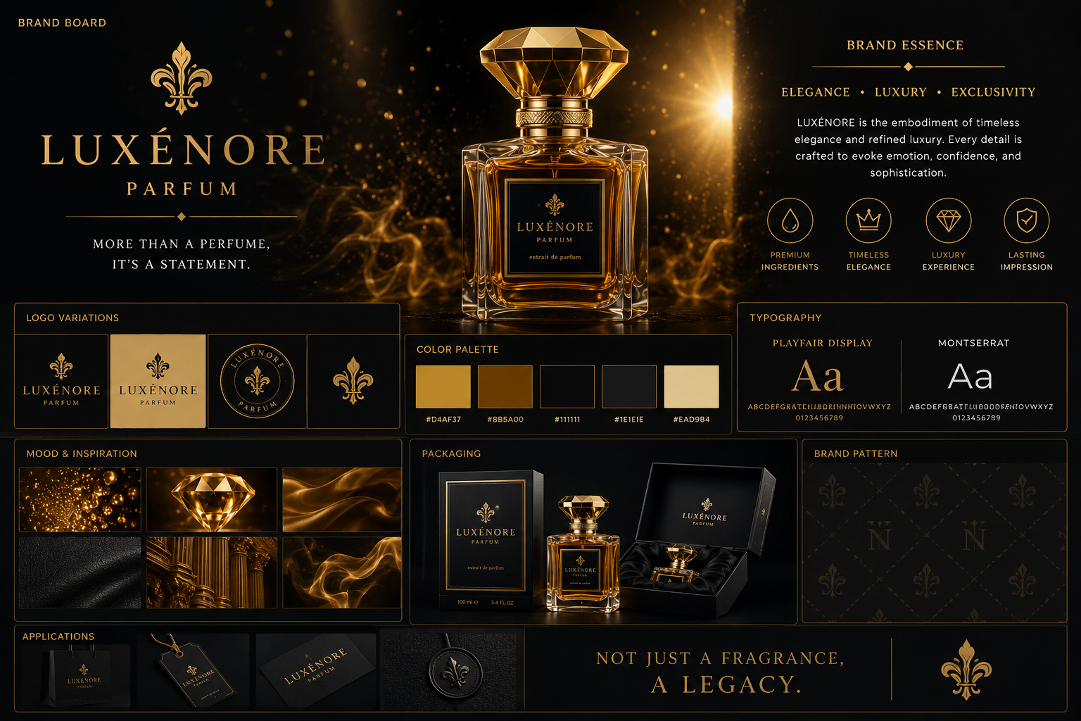 Luxénore Parfum — brand identity