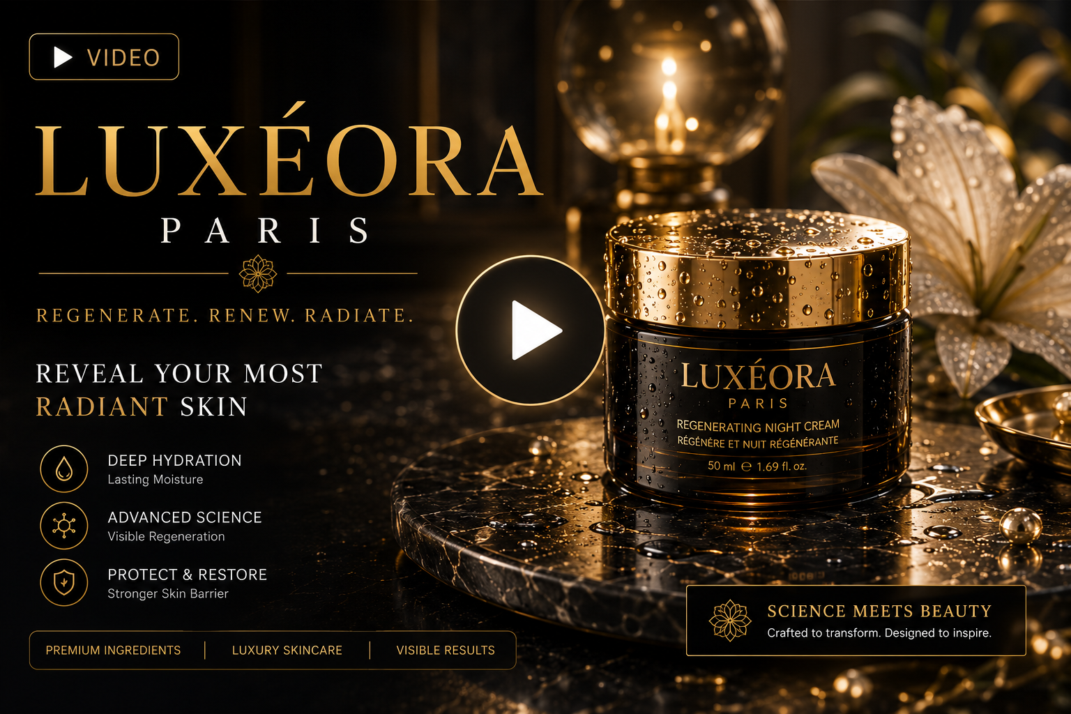 Luxéora Paris Regenerating Night Cream