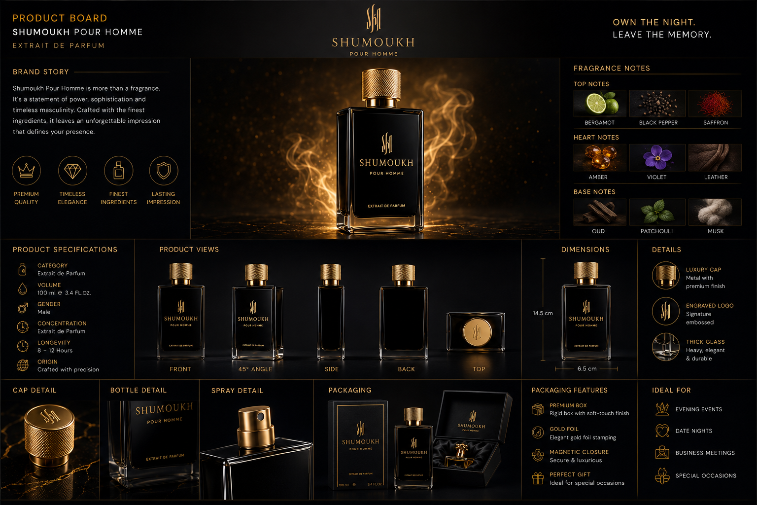 Shumoukh Pour Homme — product presentation
