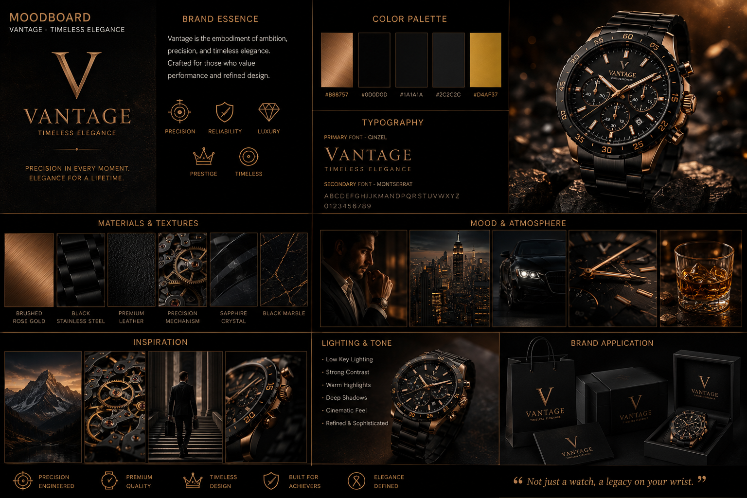 Vantage Chronograph — creative direction