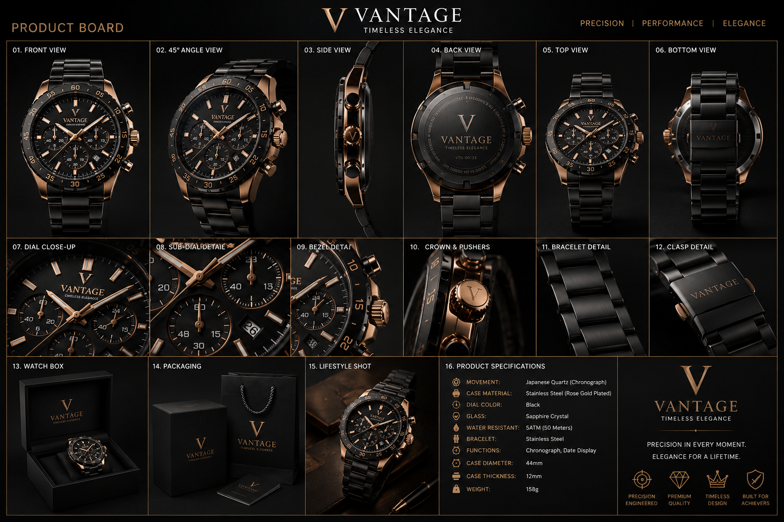 Vantage Chronograph — product presentation