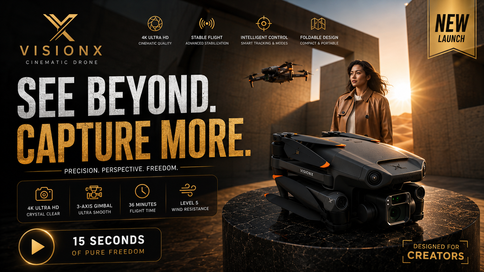 VisionX Cinematic Drone